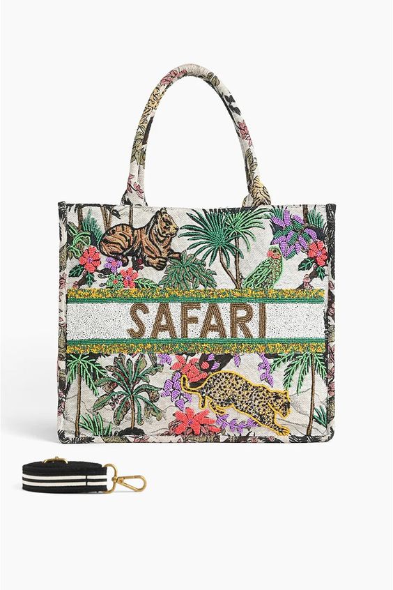 Embellished tote bags deals