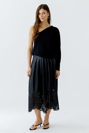 ASYMMETRIC ONE SHOULDER PULLOVER