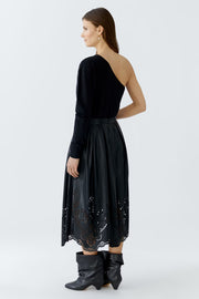 ASYMMETRIC ONE SHOULDER PULLOVER