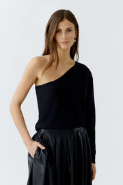 ASYMMETRIC ONE SHOULDER PULLOVER