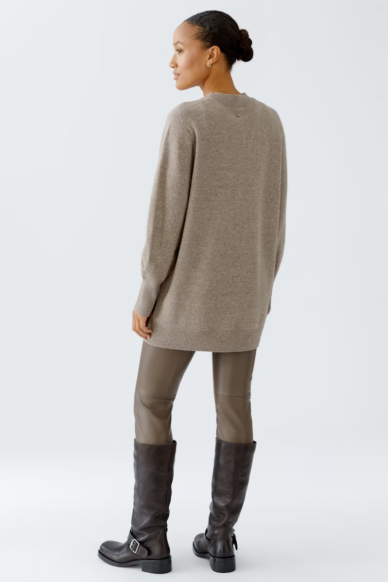 SMOKEY TAUPE PULLOVER