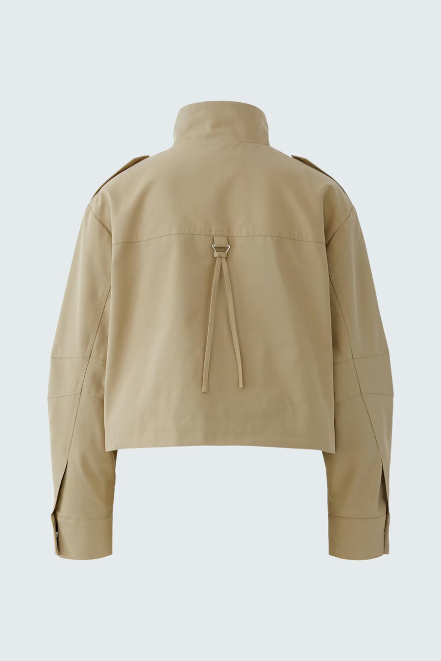 CROPPED TWILL JACKET