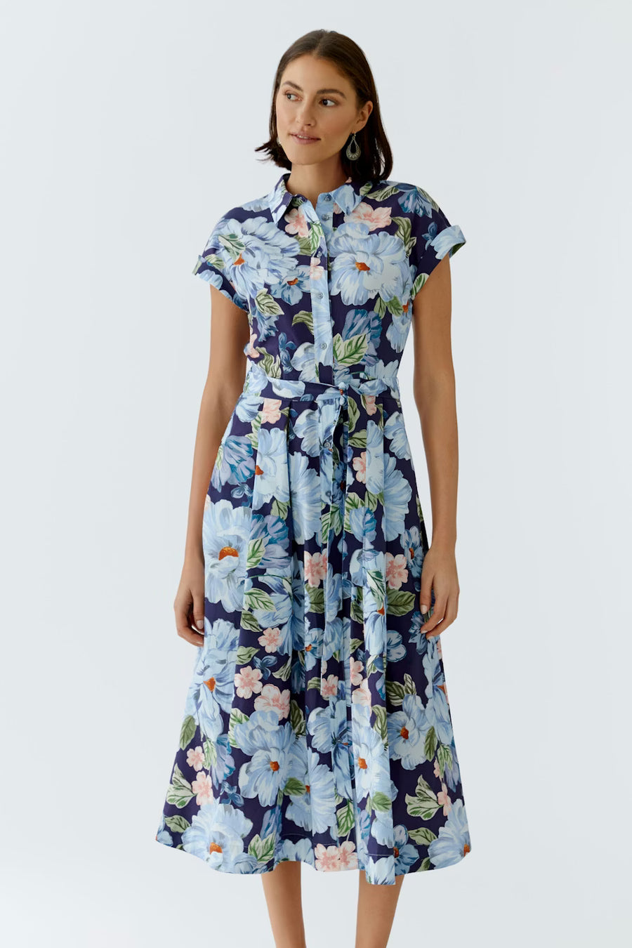 FLORAL MIDI DRESS