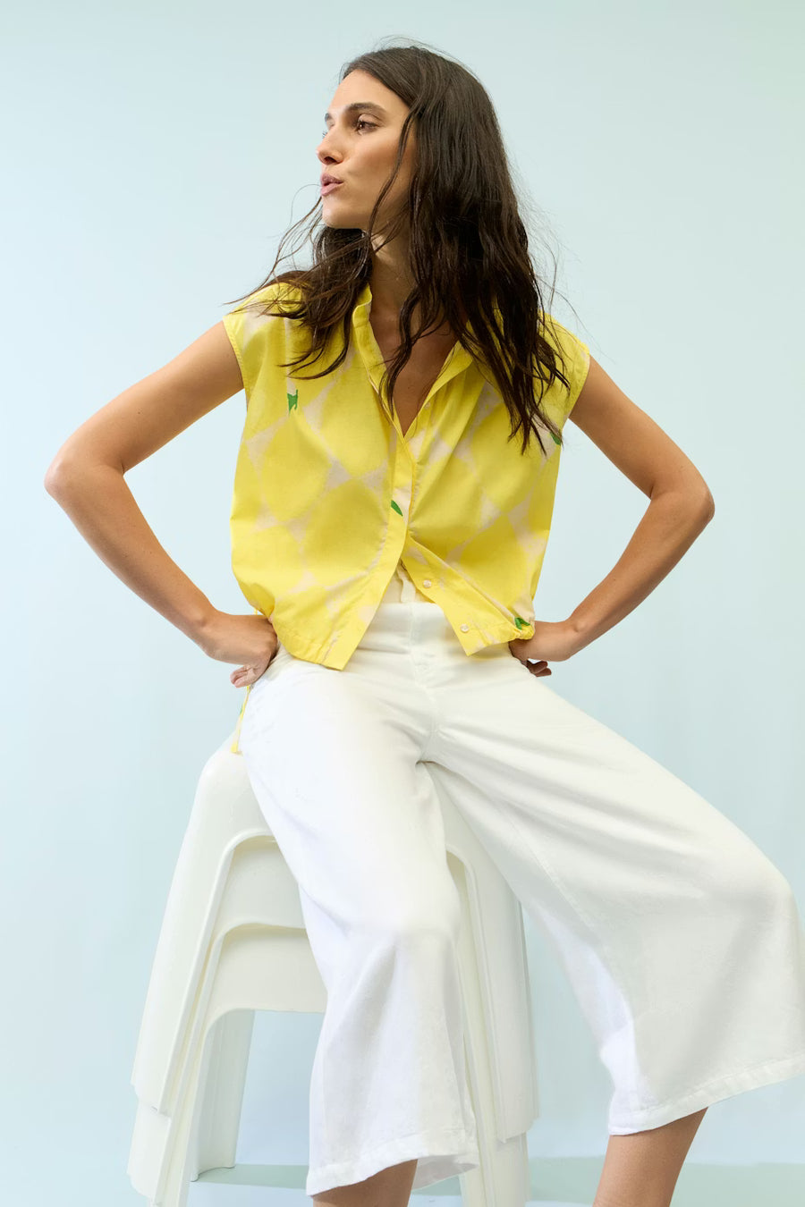 YELLOW STONE BLOUSE