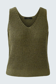 BEIGE KNITTED TANK