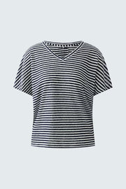 STRIPED LINEN T SHIRT