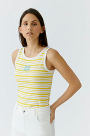 YELLOW STRIPED TANK