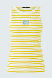 YELLOW STRIPED TANK