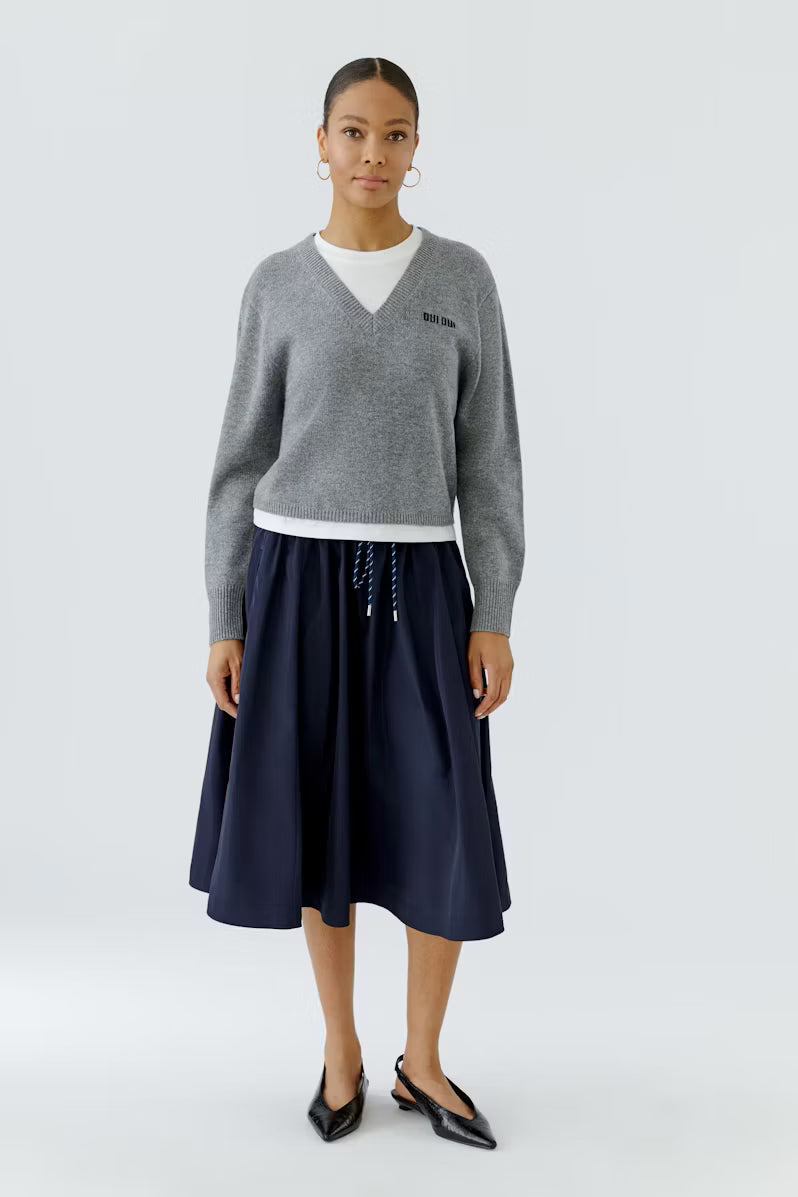 LAYERED LONG SLEEVE PULLOVER