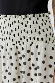 POLKA DOT MAXI SKIRT