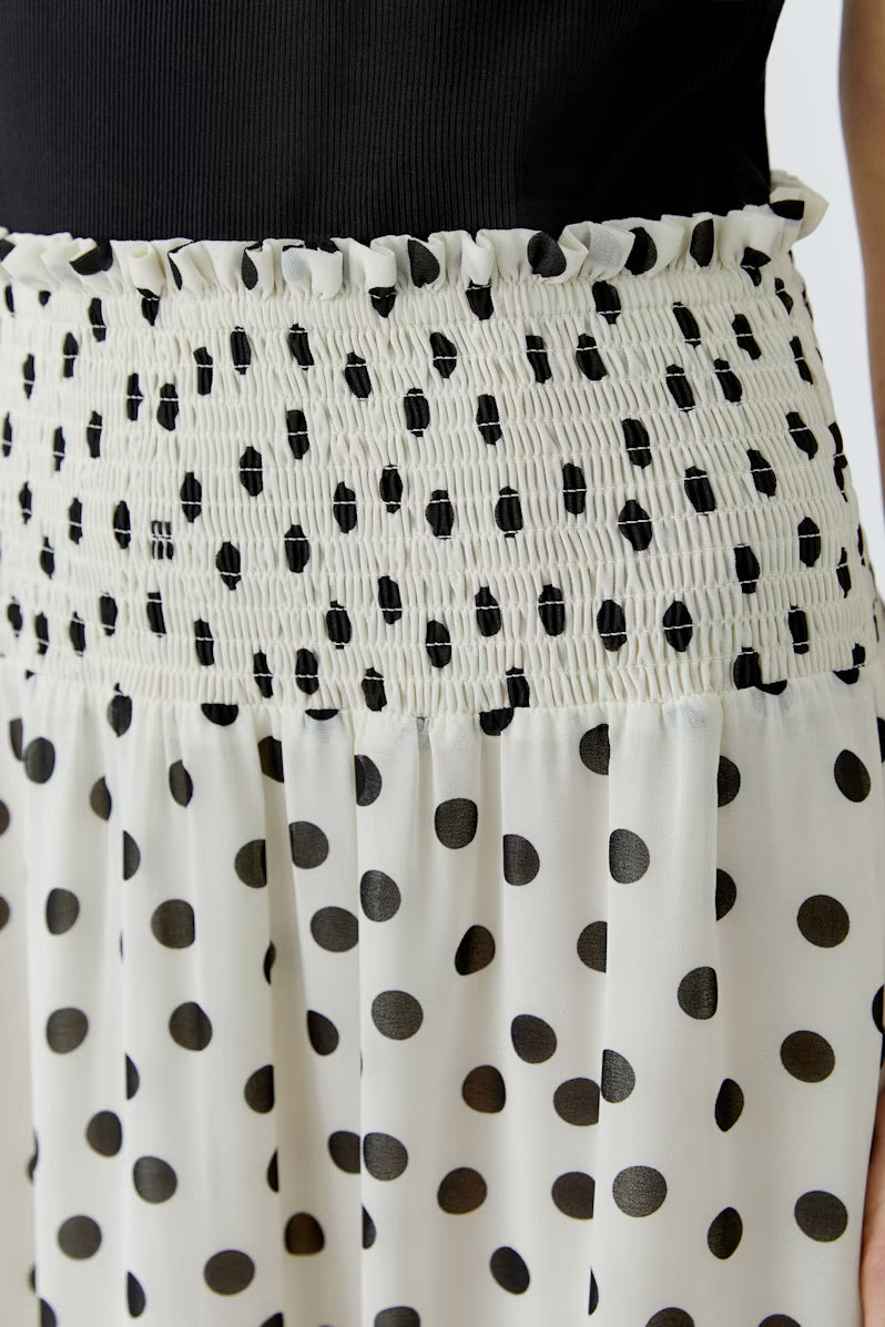 POLKA DOT MAXI SKIRT