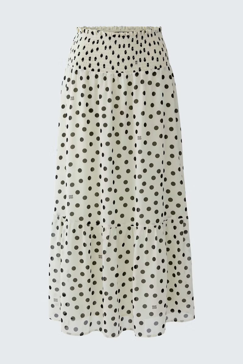 POLKA DOT MAXI SKIRT