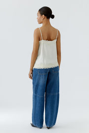LACE SATIN CAMISOLE