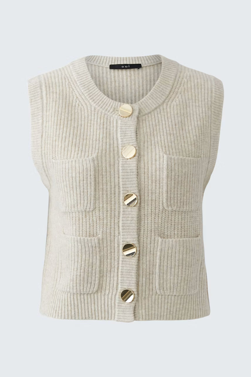 KNITTED VEST
