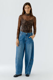 LONG SLEEVE SHEER SHIRT