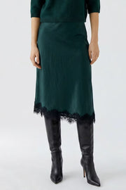 SATIN SKIRT