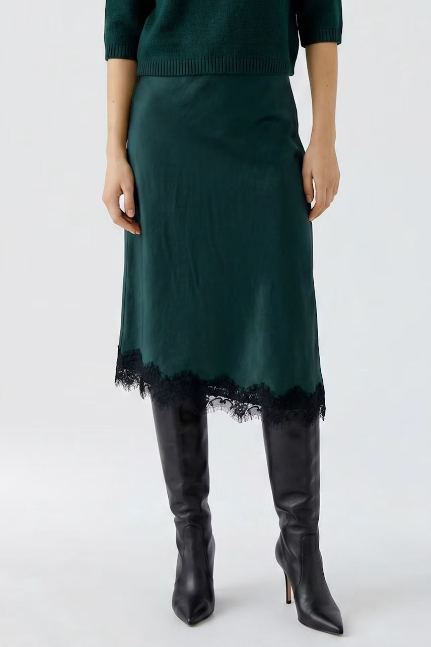 SATIN SKIRT