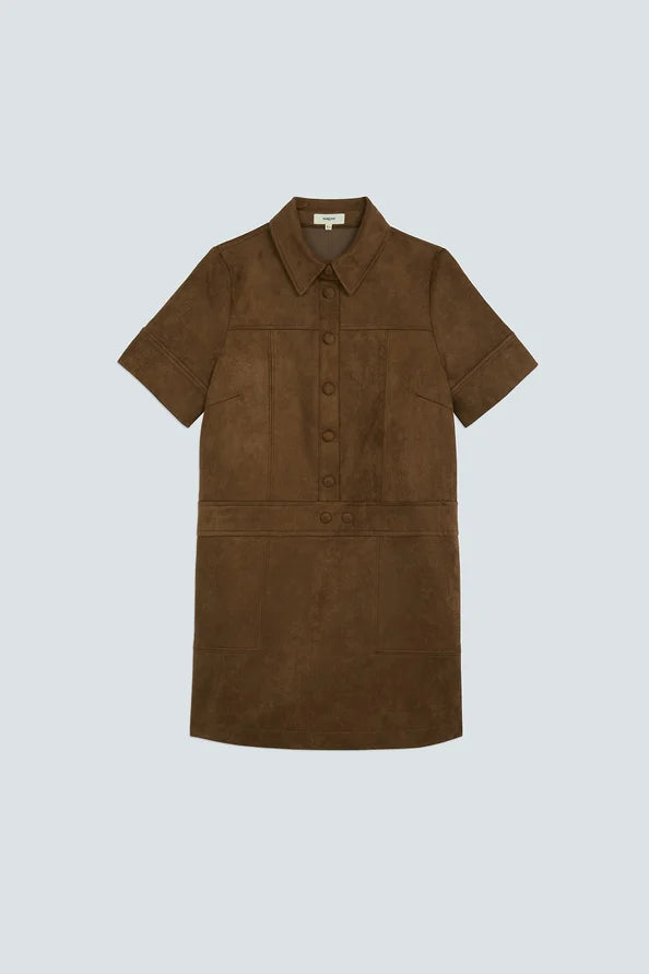 SUEDE CITY DRESS