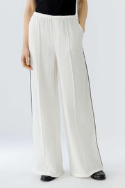 CONTRAST PIPE TROUSERS