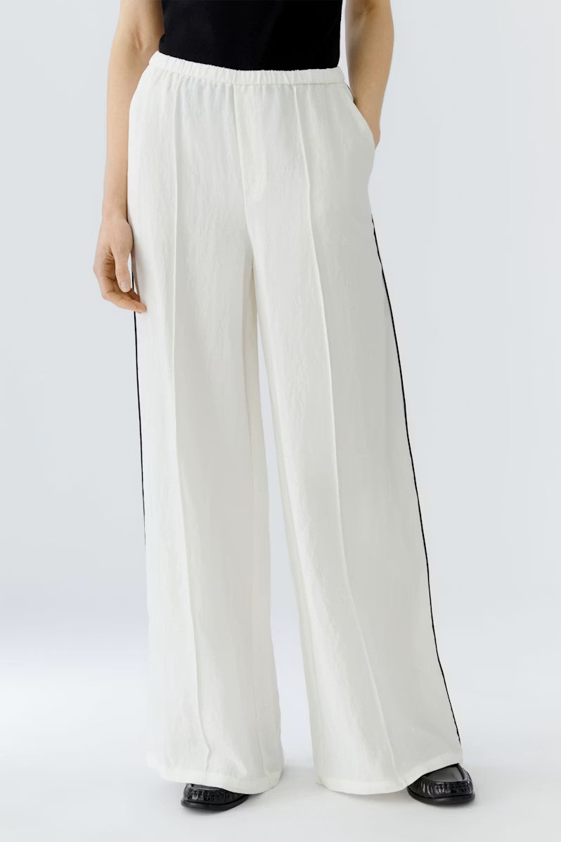 CONTRAST PIPE TROUSERS