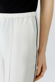 CONTRAST PIPE TROUSERS