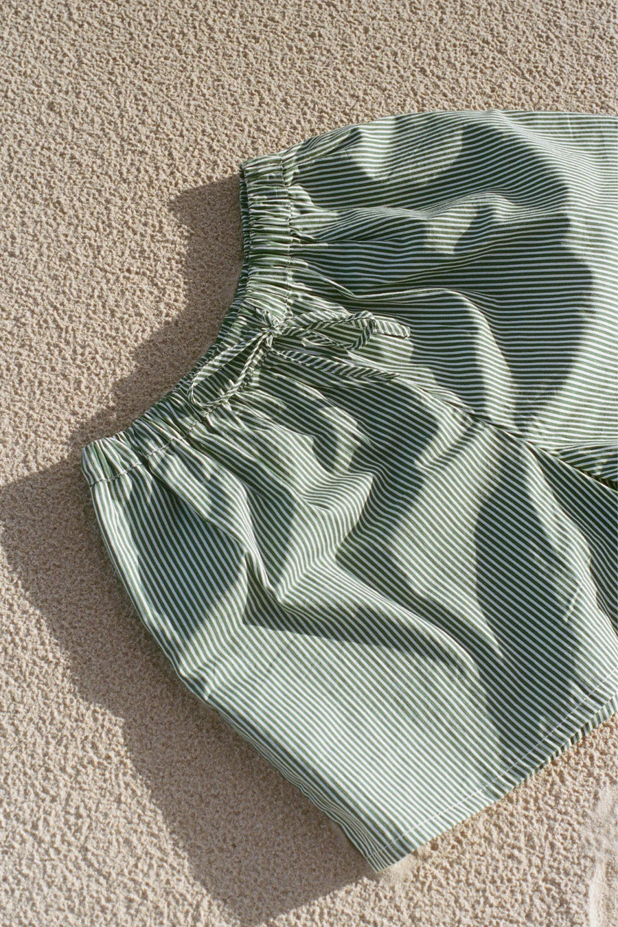 WOMEN'S TALLOW PIN STRIPE COTTON SHORT