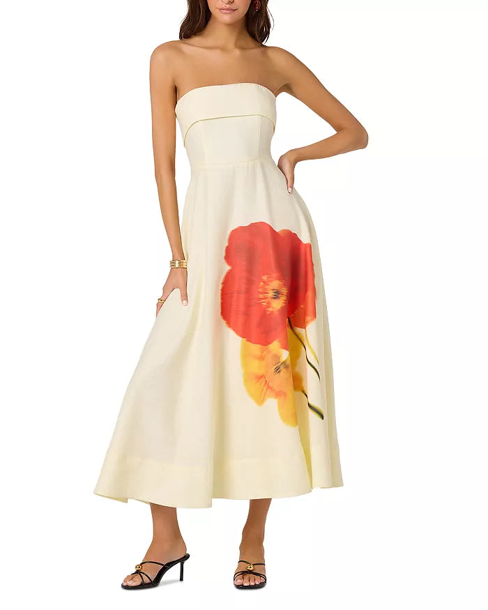 XIMENA STRAPLESS DRESS
