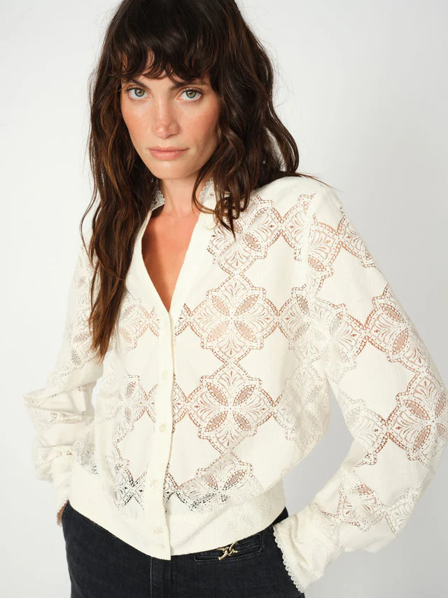 MONIA YEN LACE SHIRT