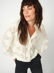 MONIA YEN LACE SHIRT