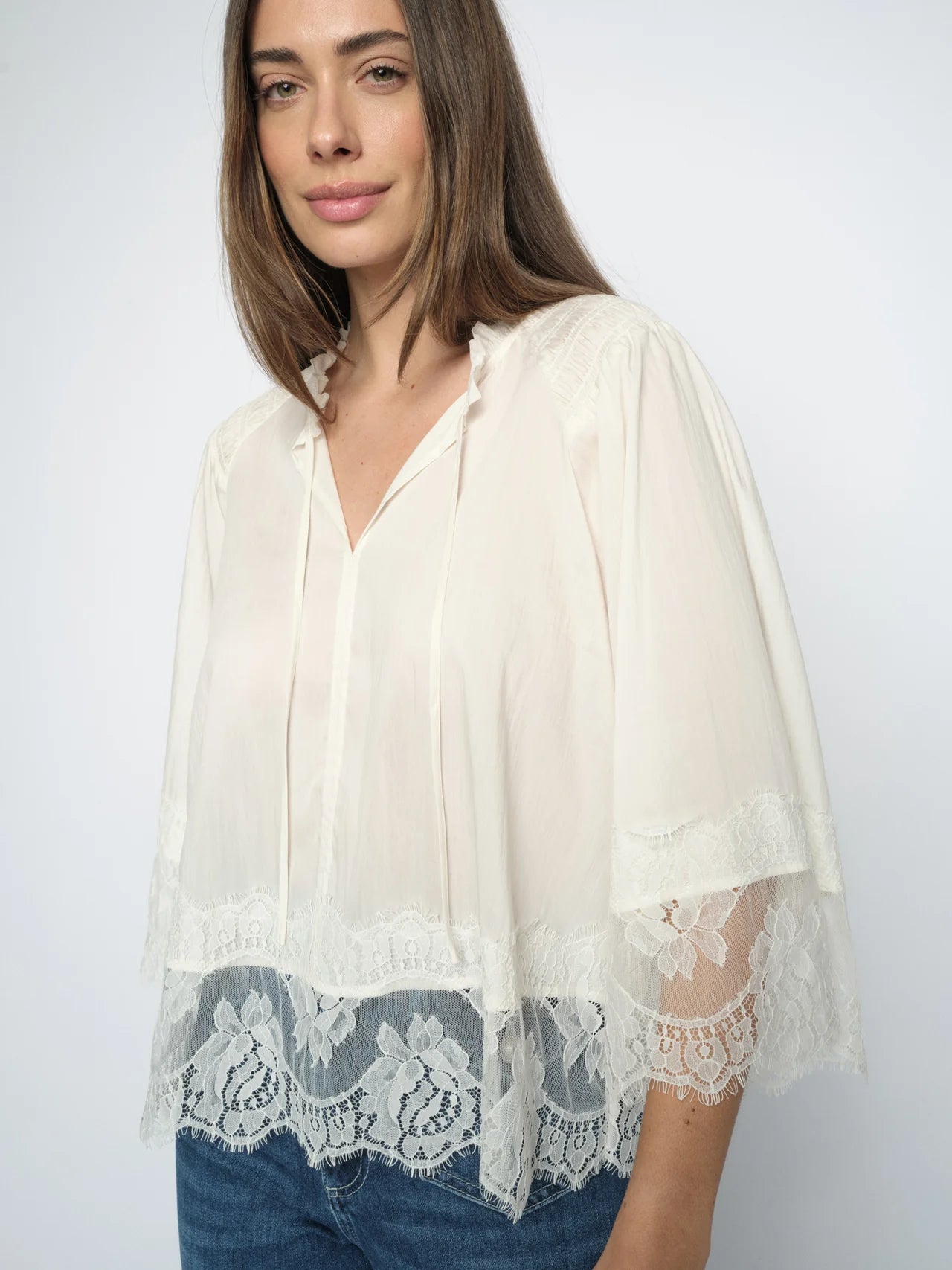 EISA TESS 3/4 LENGTH BLOUSE