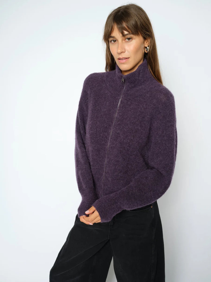 THORA ZIP CARDIGAN