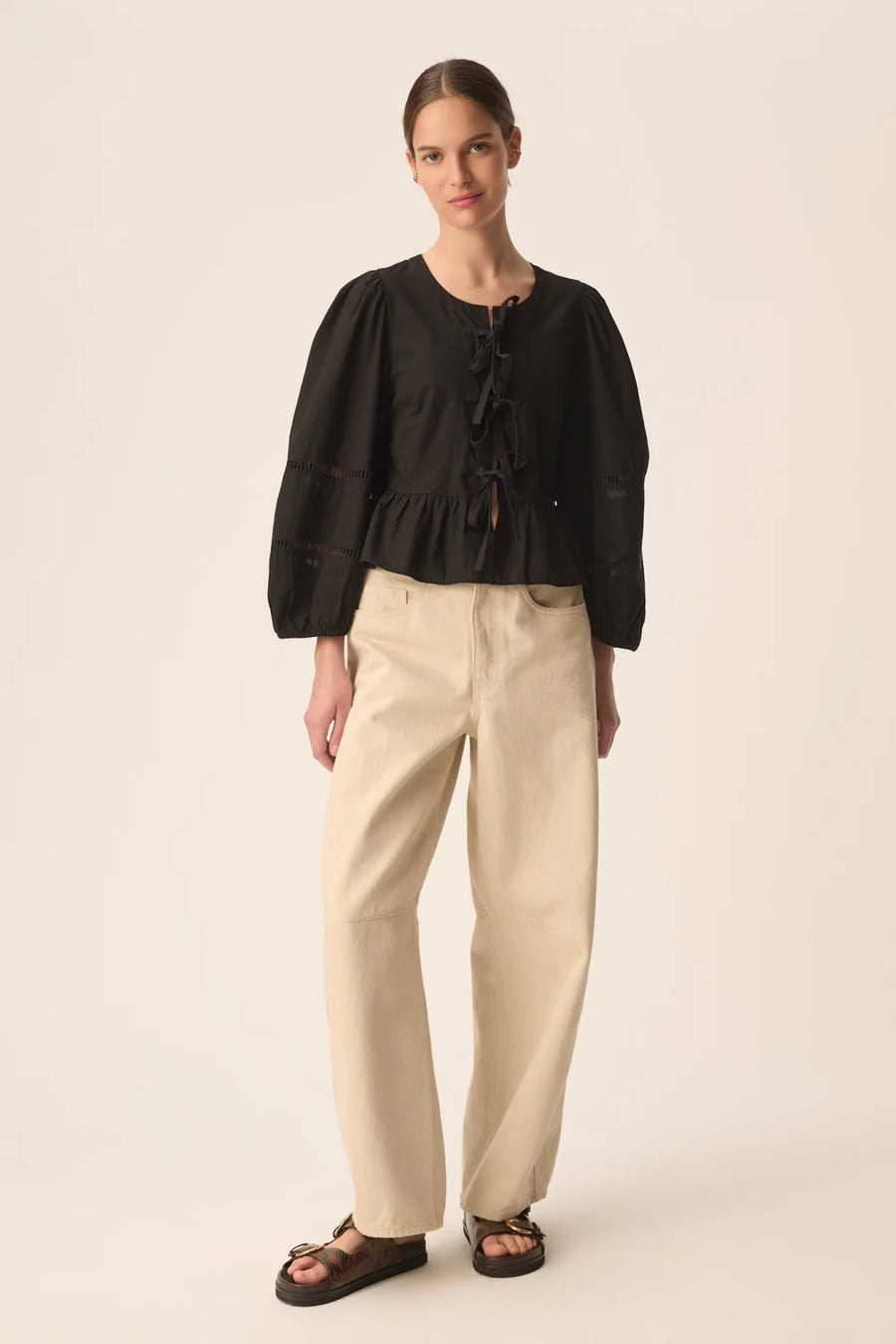 TOLGA BOW TIE TOP