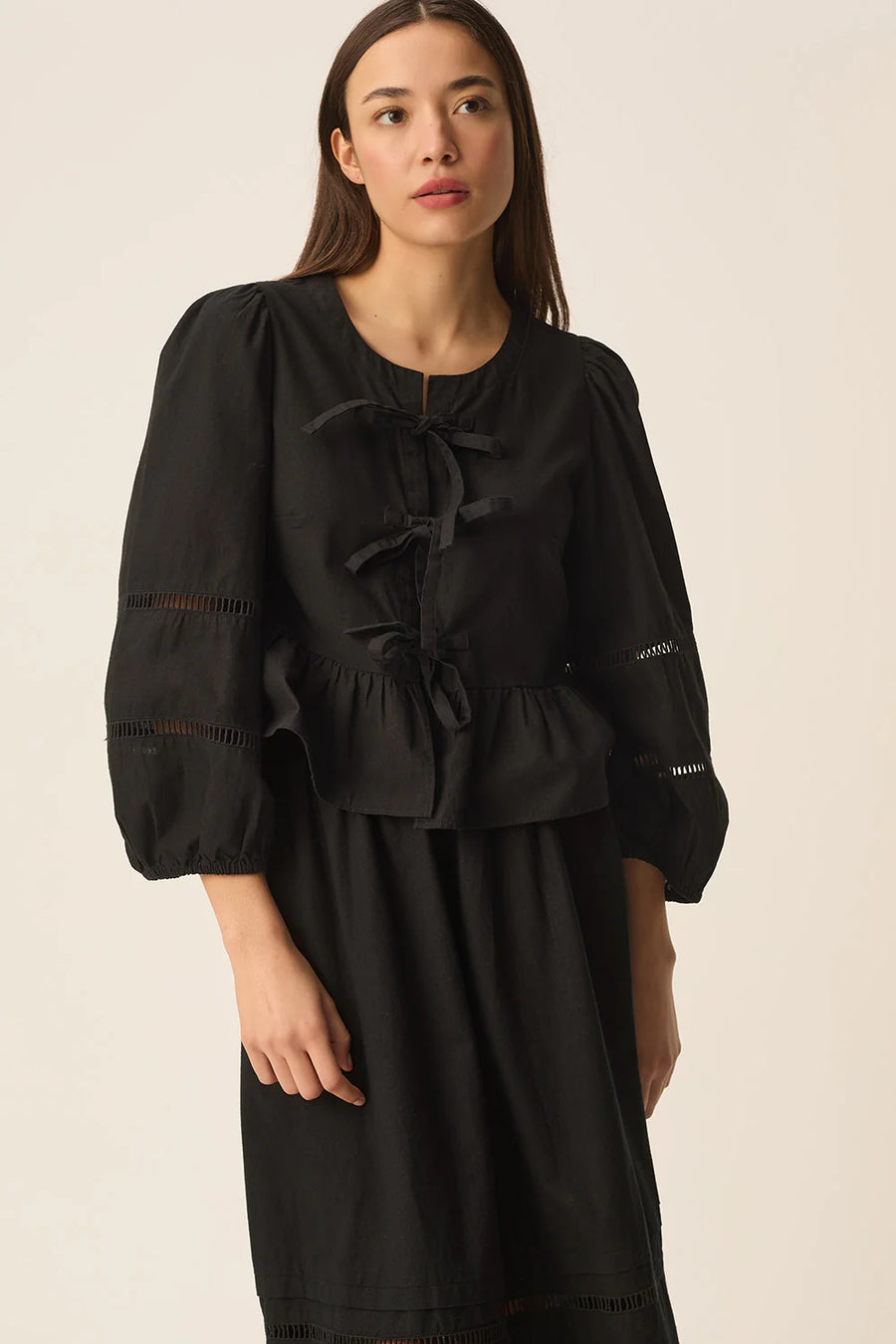 TOLGA BOW TIE TOP
