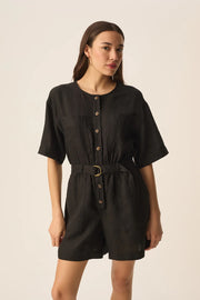 ESTHER LINEN ROMPER