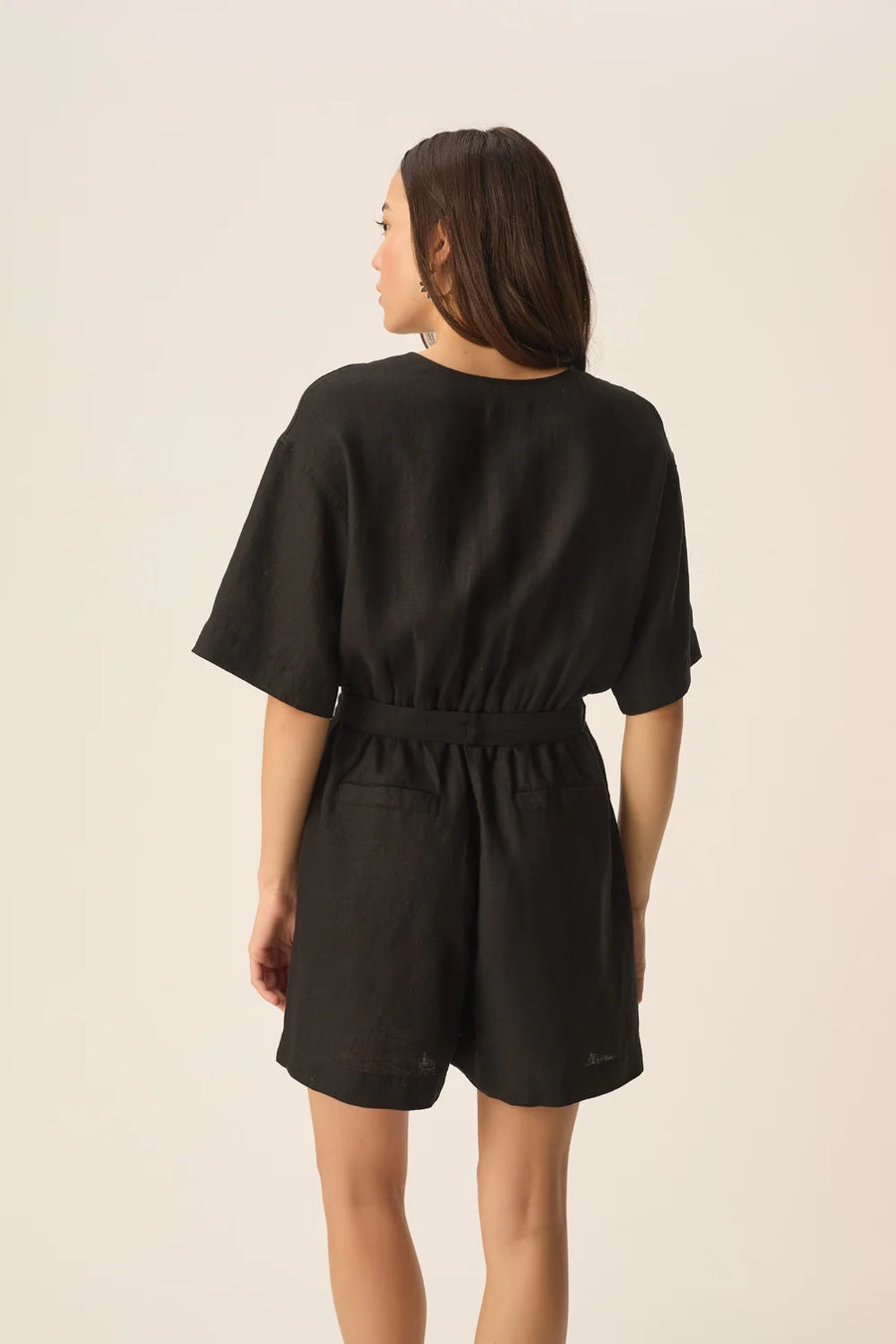 ESTHER LINEN ROMPER