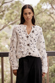 WOMEN'S FLECK CARDIGAN