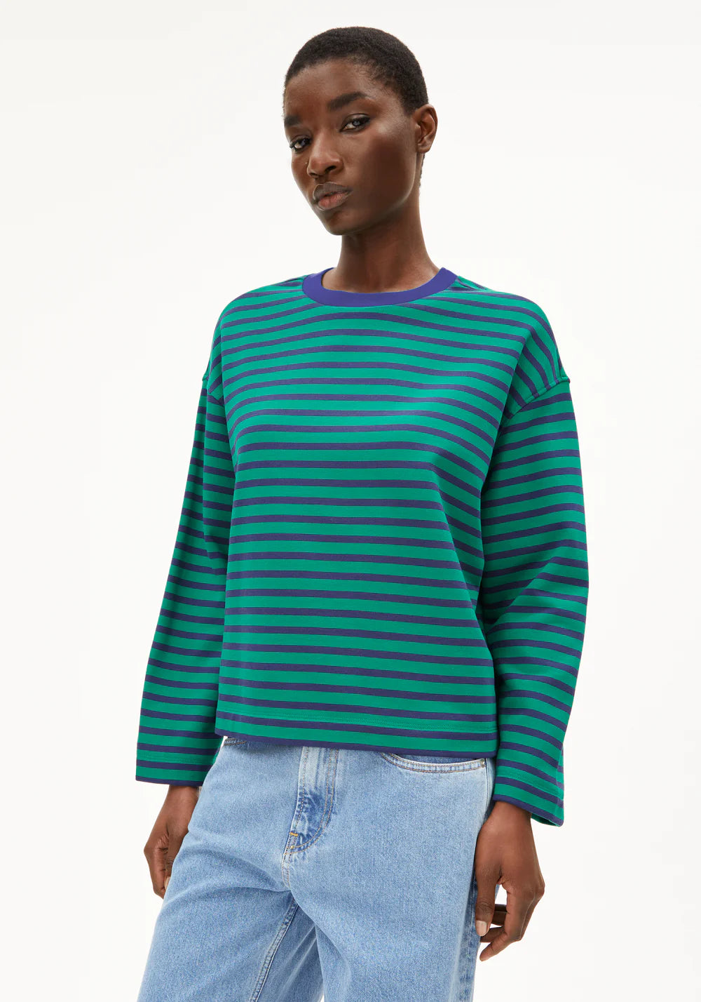 FRANKAA MAARLEN STRIPE  SWEATSHIRT