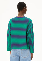 FRANKAA MAARLEN STRIPE  SWEATSHIRT