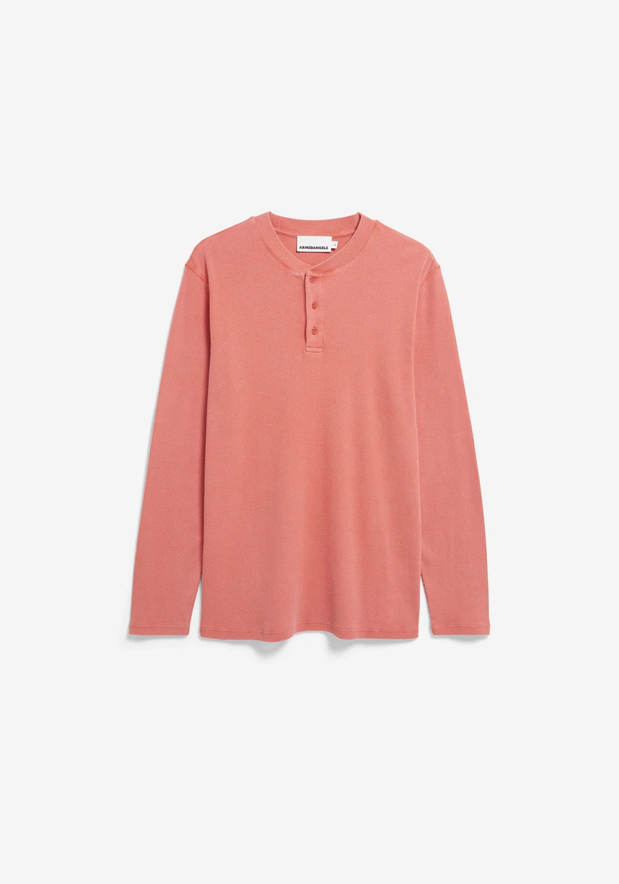 HENLEY GMT DYED LONGSLEEVE