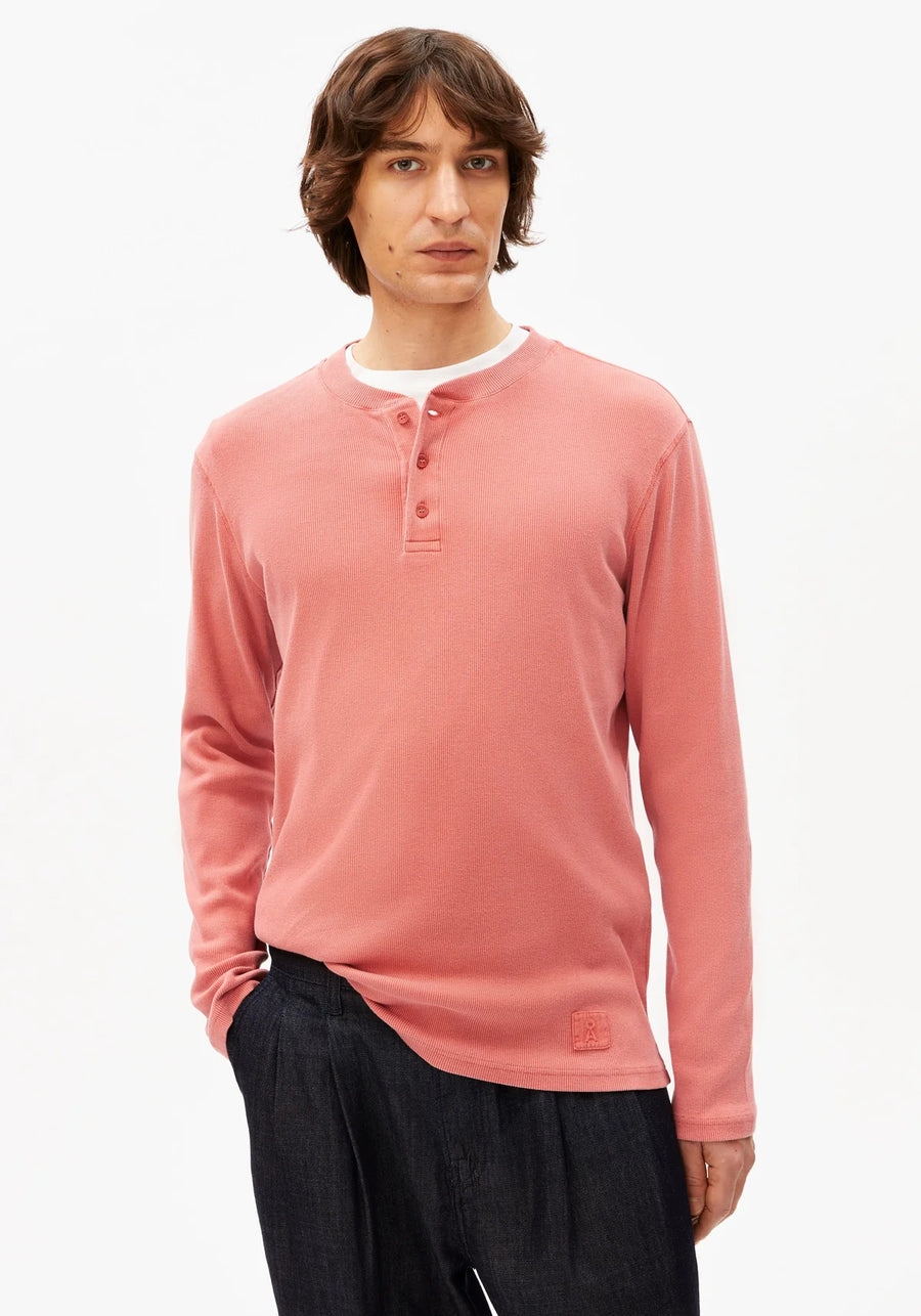 HENLEY GMT DYED LONGSLEEVE