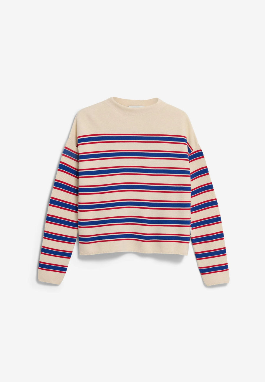 MERINAA STRIPES KNIT SWEATER