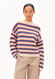 MERINAA STRIPES KNIT SWEATER