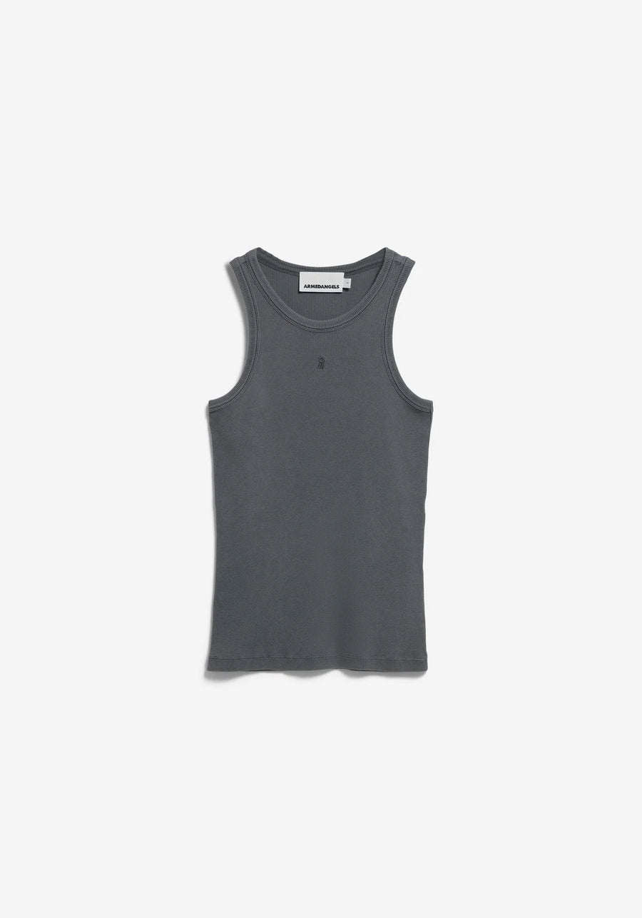 GMT DYE RIB TOP ORGANIC COTTON BLEND