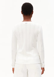 AA POINTELLE CARDIGAN 100% ORGANIC COTTON