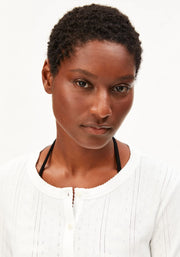 AA POINTELLE CARDIGAN 100% ORGANIC COTTON