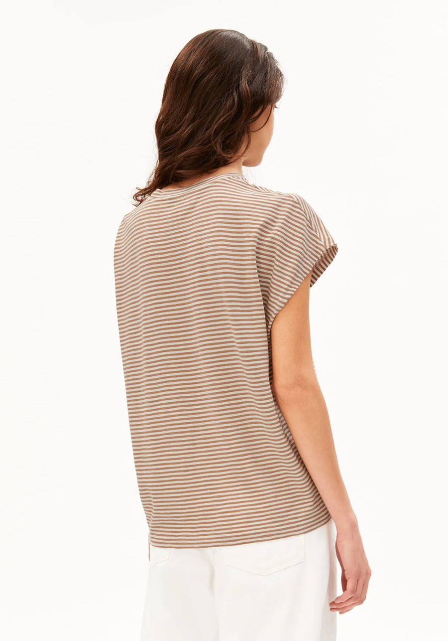SLUB JERSEY STRIPE SHIRT