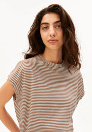 SLUB JERSEY STRIPE SHIRT
