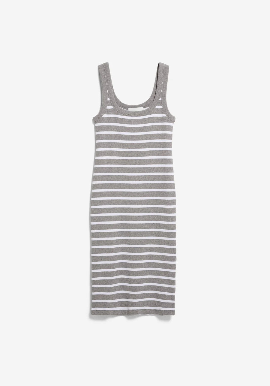 STRIPE RIB DRESS
