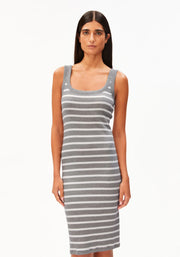 STRIPE RIB DRESS
