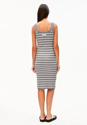 STRIPE RIB DRESS